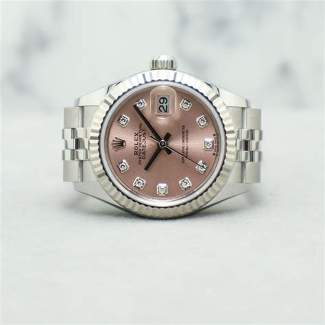 rolex datejust 28mm pink